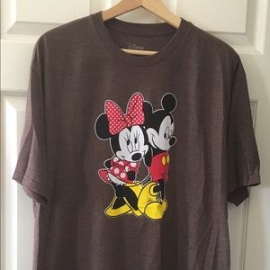 Authentic Disney Mickey Mouse & mini T-shirt Sz L